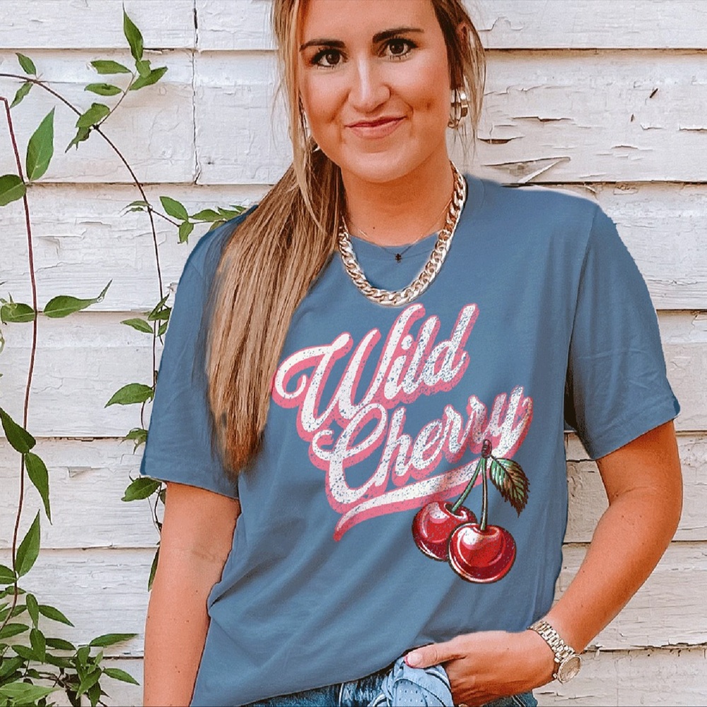 Lulu Mac Heather Dust Teal 176 Wild Cherry